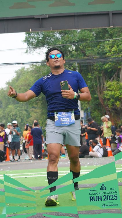 Race photo from Mangkunegaran Run 2025