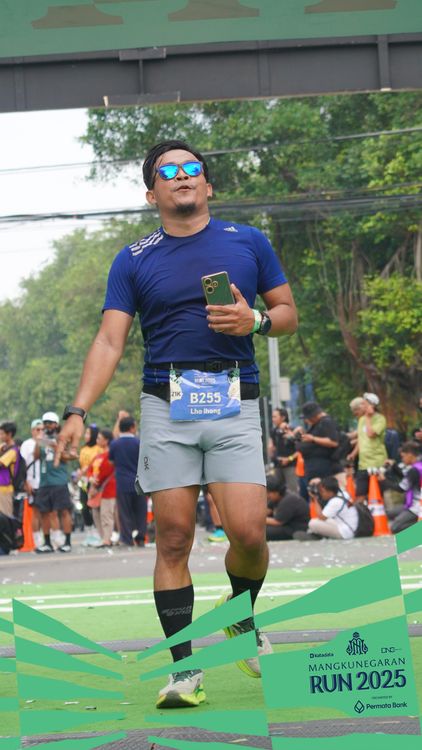 Race photo from Mangkunegaran Run 2025