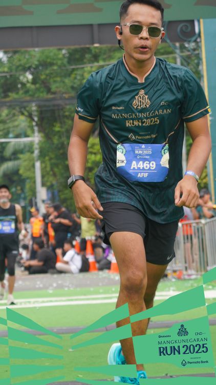 Race photo from Mangkunegaran Run 2025