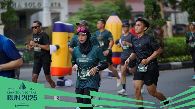 Race photo from Mangkunegaran Run 2025