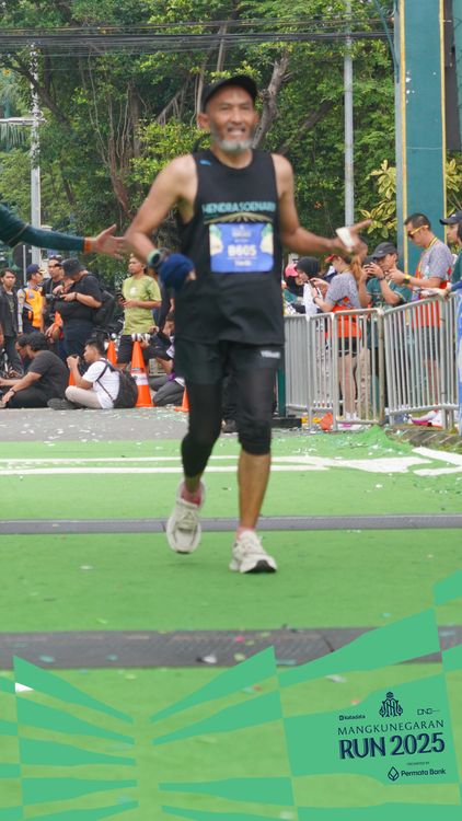 Race photo from Mangkunegaran Run 2025