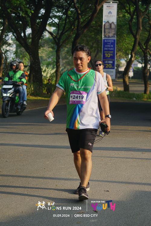 Race photo from BAF LIONS RUN 2024