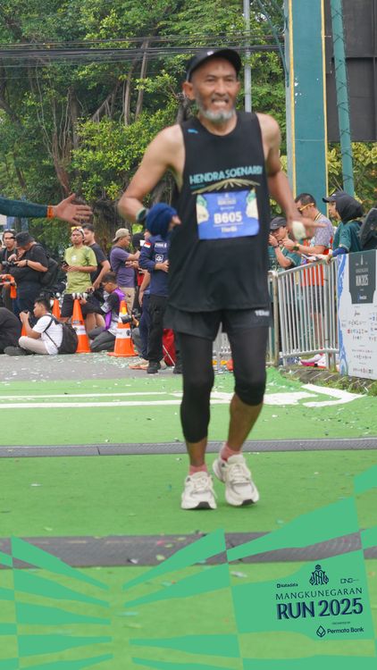 Race photo from Mangkunegaran Run 2025