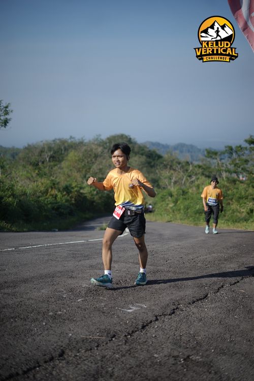 Race photo from Kelud Vertical Challenge 2024