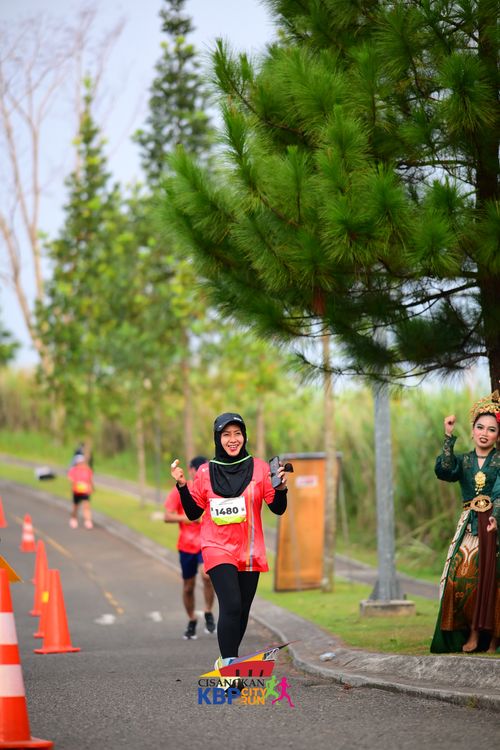 Race photo from CISANGKAN KBP CITY RUN 2025