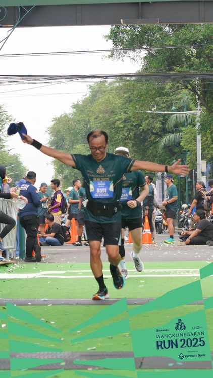 Race photo from Mangkunegaran Run 2025