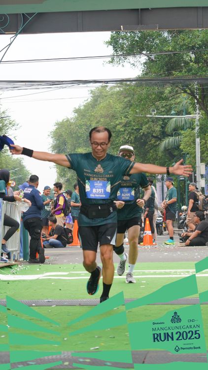 Race photo from Mangkunegaran Run 2025