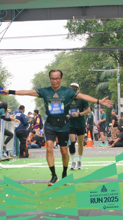 Race photo from Mangkunegaran Run 2025