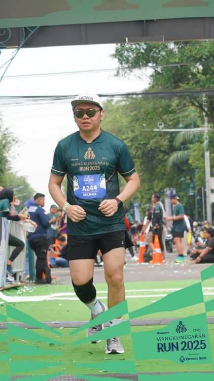 Race photo from Mangkunegaran Run 2025