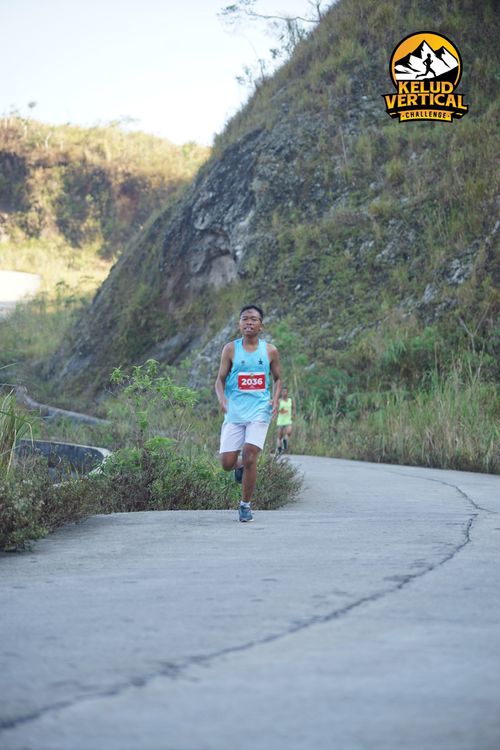 Race photo from Kelud Vertical Challenge 2024