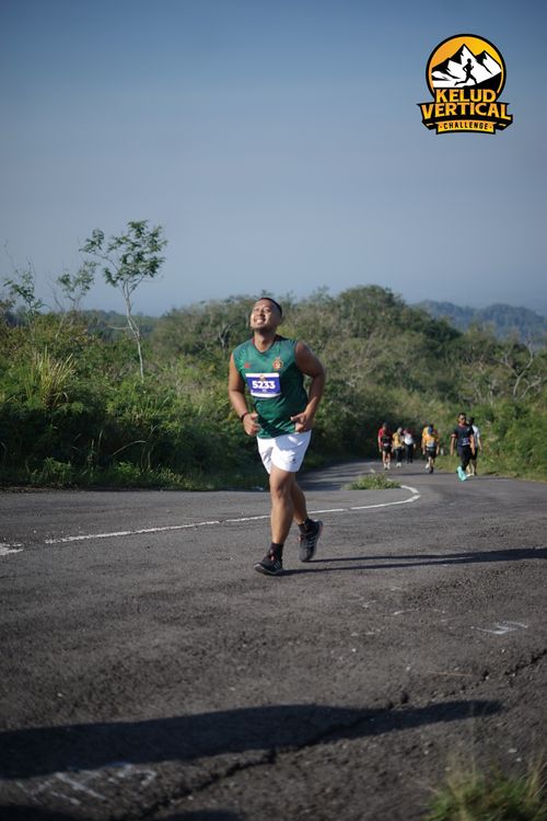 Race photo from Kelud Vertical Challenge 2024