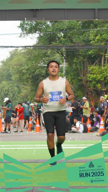 Race photo from Mangkunegaran Run 2025