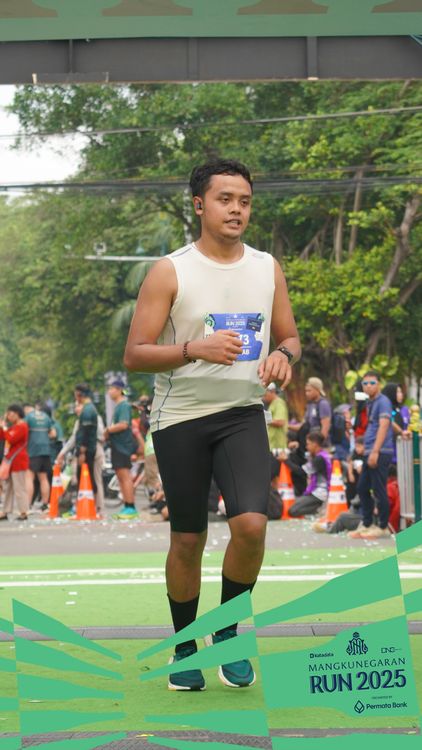 Race photo from Mangkunegaran Run 2025