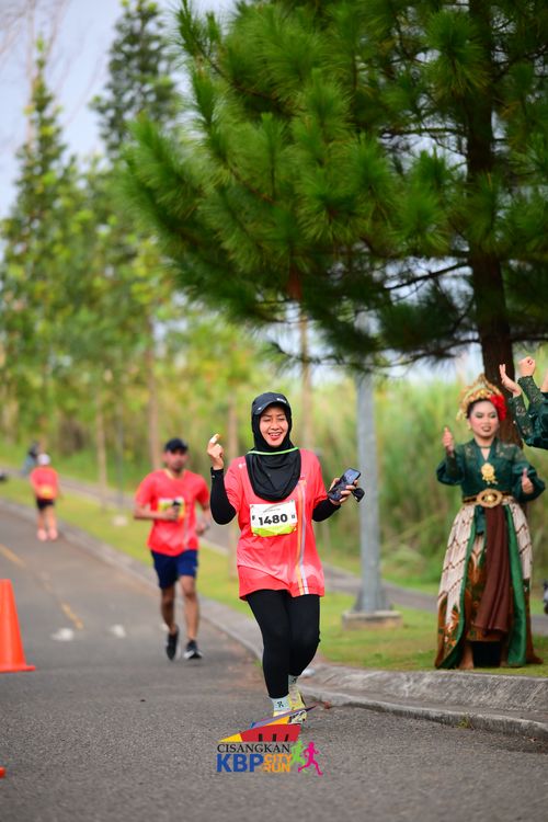Race photo from CISANGKAN KBP CITY RUN 2025