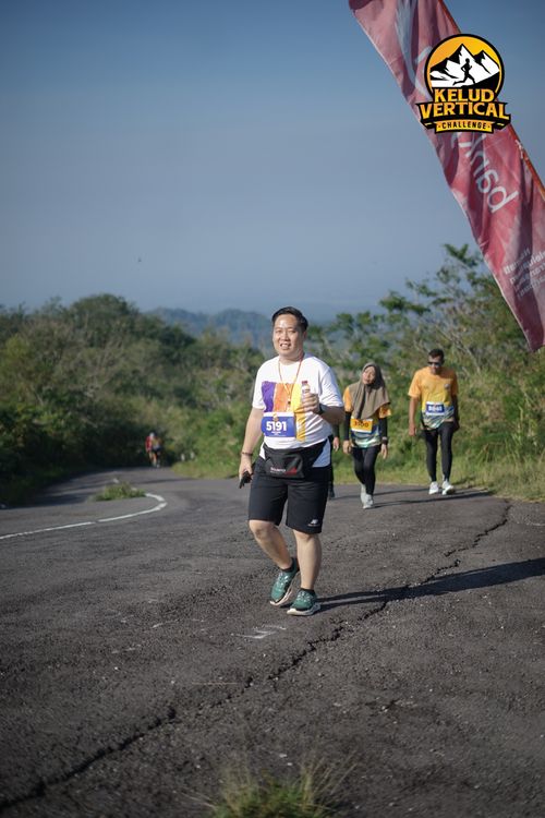 Race photo from Kelud Vertical Challenge 2024