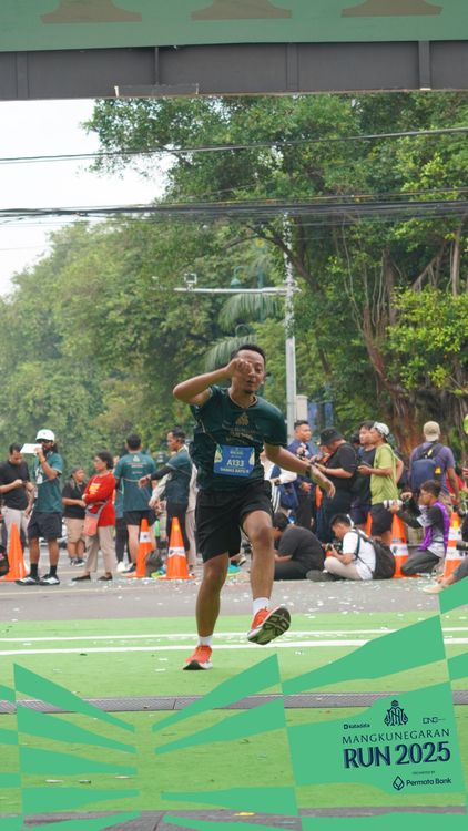 Race photo from Mangkunegaran Run 2025