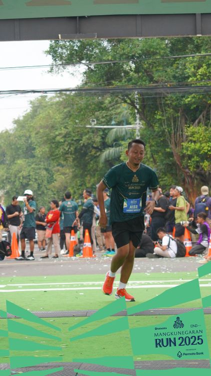 Race photo from Mangkunegaran Run 2025