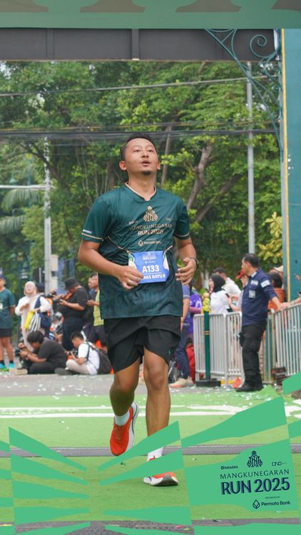 Race photo from Mangkunegaran Run 2025
