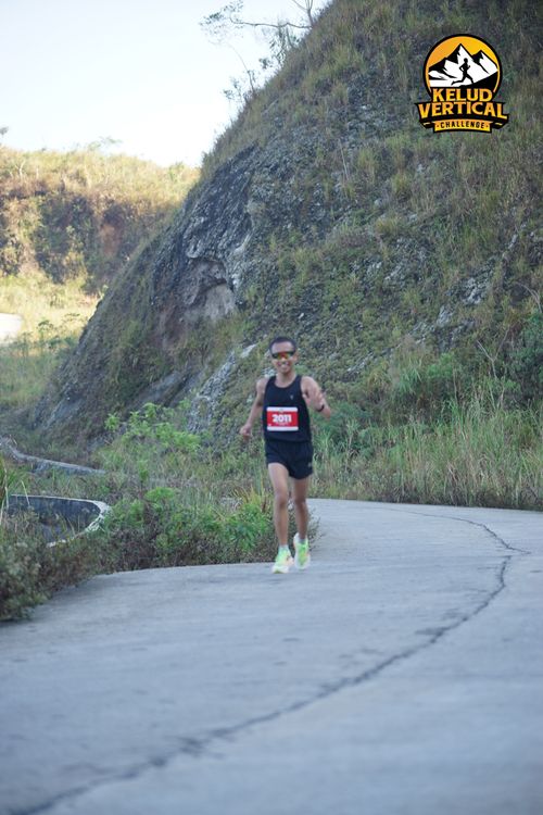 Race photo from Kelud Vertical Challenge 2024