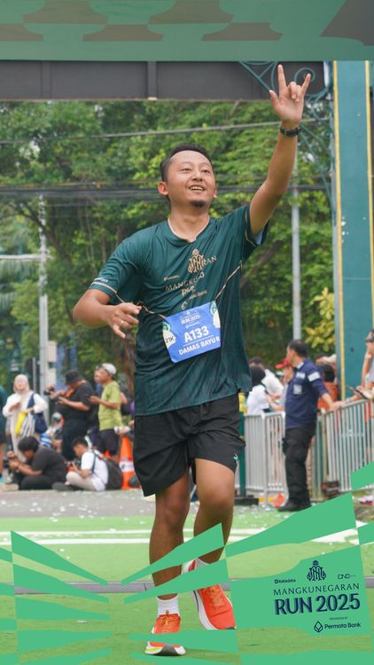 Race photo from Mangkunegaran Run 2025