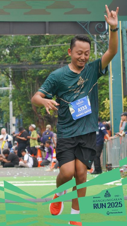Race photo from Mangkunegaran Run 2025