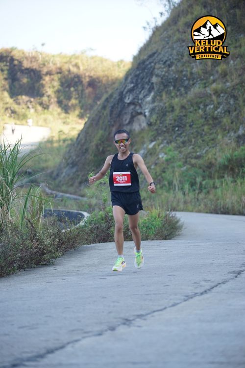 Race photo from Kelud Vertical Challenge 2024