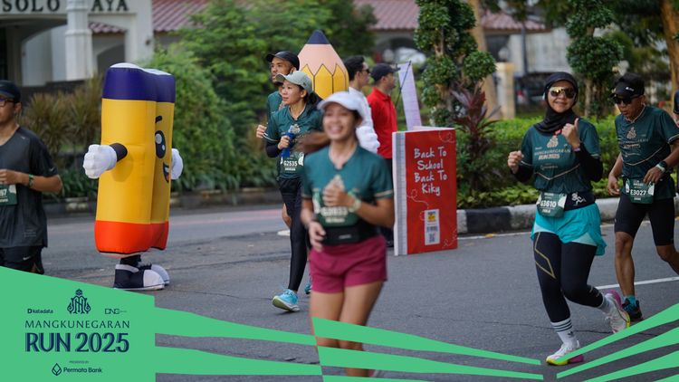 Race photo from Mangkunegaran Run 2025
