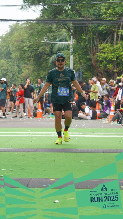 Race photo from Mangkunegaran Run 2025