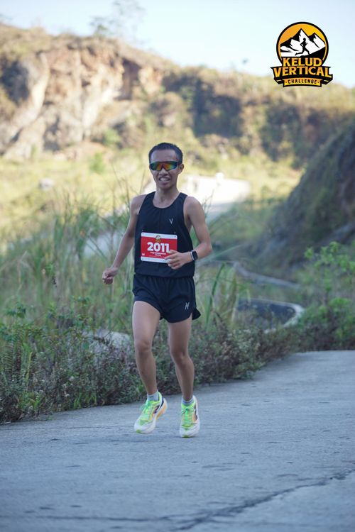 Race photo from Kelud Vertical Challenge 2024