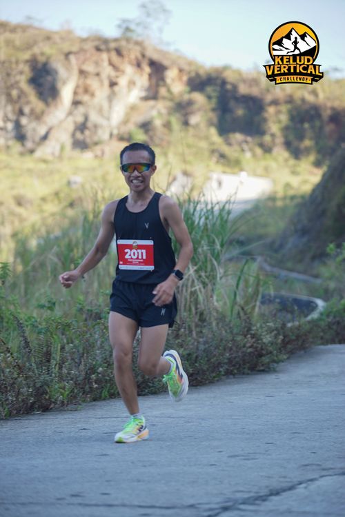 Race photo from Kelud Vertical Challenge 2024