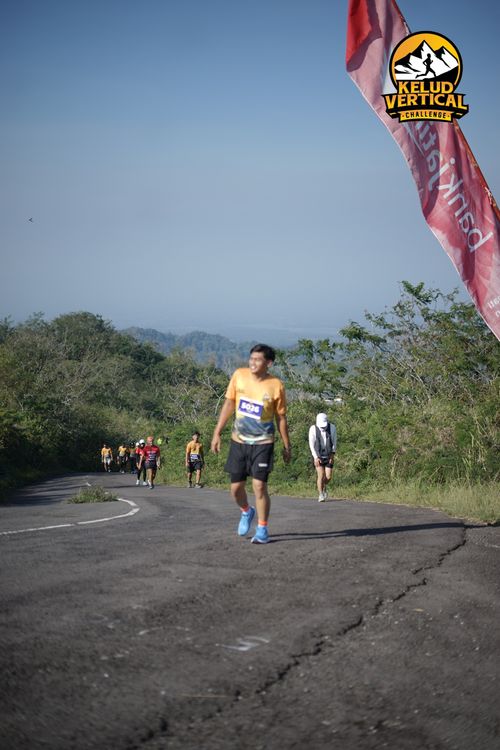 Race photo from Kelud Vertical Challenge 2024