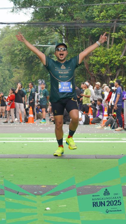 Race photo from Mangkunegaran Run 2025