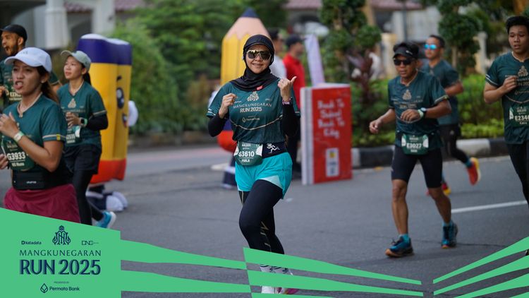 Race photo from Mangkunegaran Run 2025