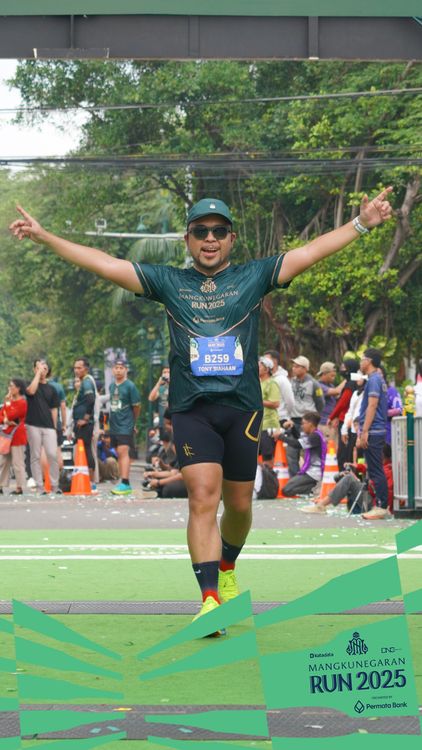 Race photo from Mangkunegaran Run 2025