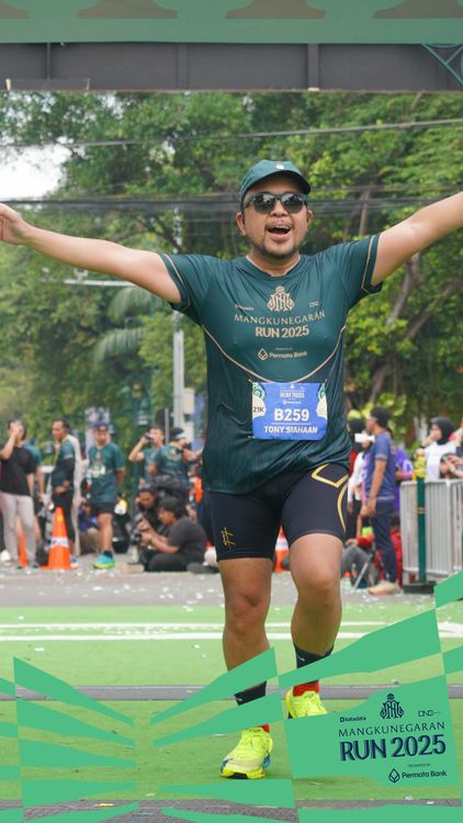 Race photo from Mangkunegaran Run 2025