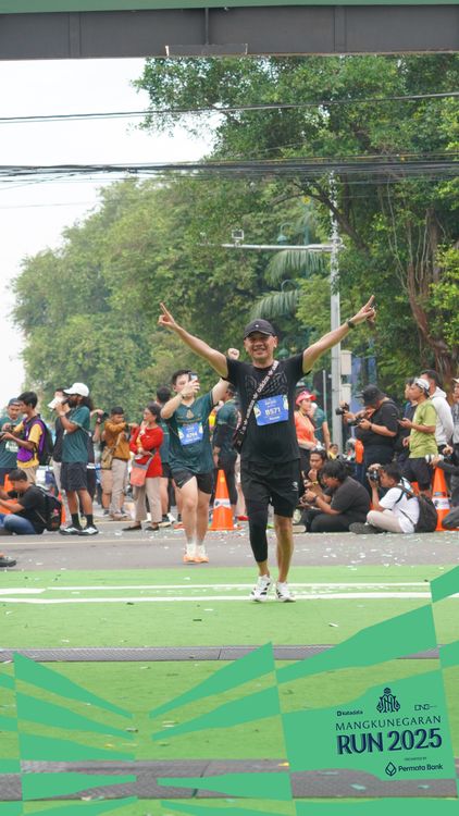 Race photo from Mangkunegaran Run 2025