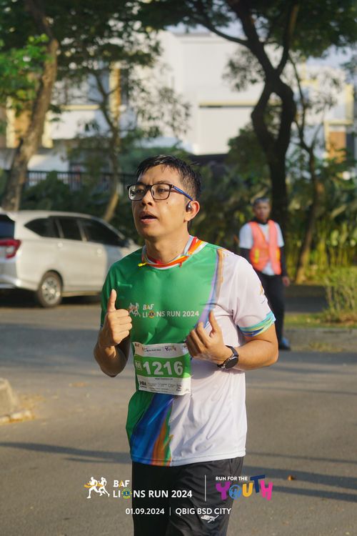 Race photo from BAF LIONS RUN 2024