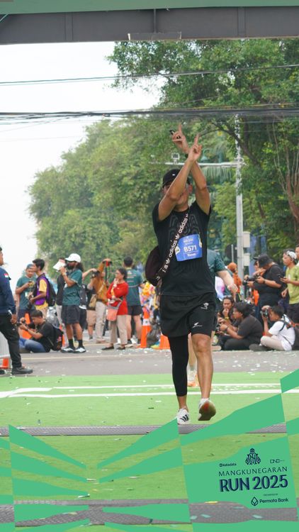 Race photo from Mangkunegaran Run 2025