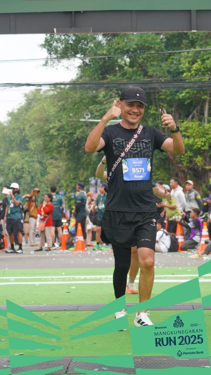 Race photo from Mangkunegaran Run 2025
