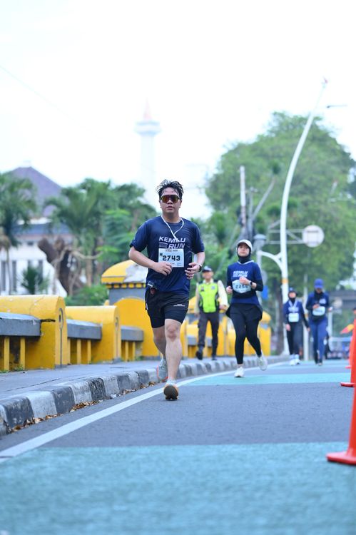 Race photo from KEMLU RUN 2025