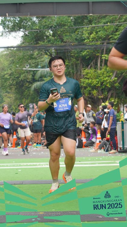 Race photo from Mangkunegaran Run 2025