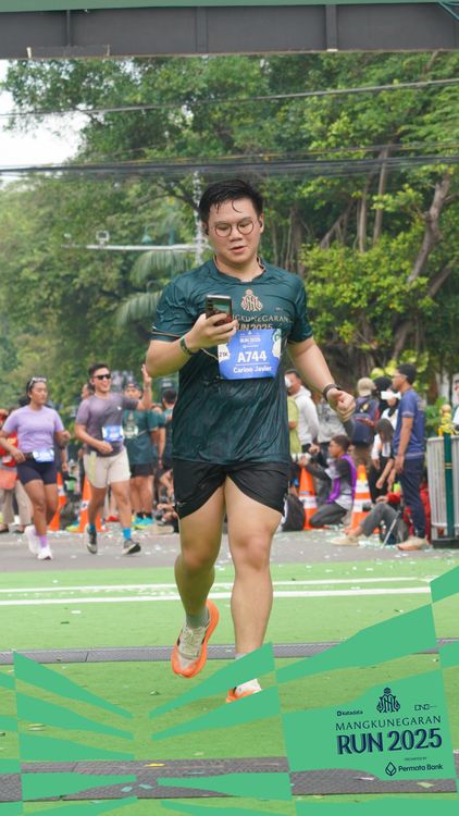Race photo from Mangkunegaran Run 2025