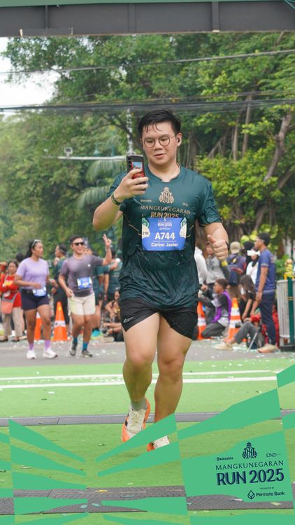 Race photo from Mangkunegaran Run 2025