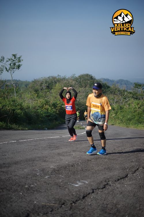 Race photo from Kelud Vertical Challenge 2024