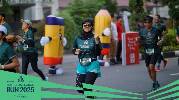 Race photo from Mangkunegaran Run 2025