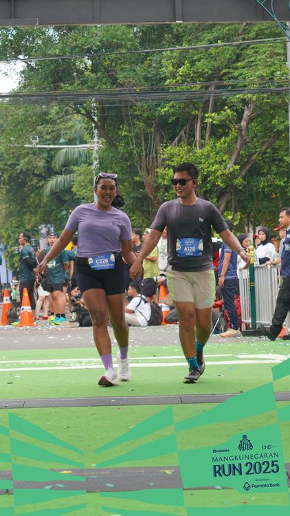 Race photo from Mangkunegaran Run 2025
