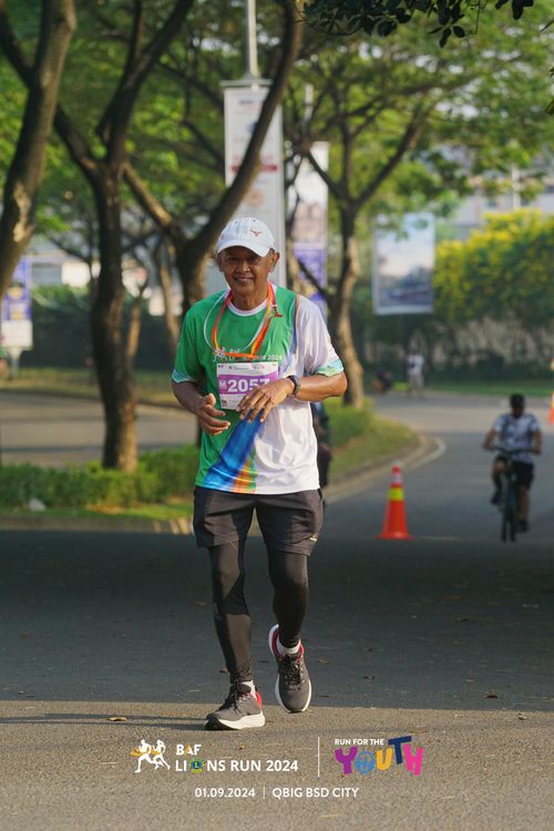 Race photo from BAF LIONS RUN 2024