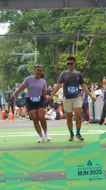 Race photo from Mangkunegaran Run 2025