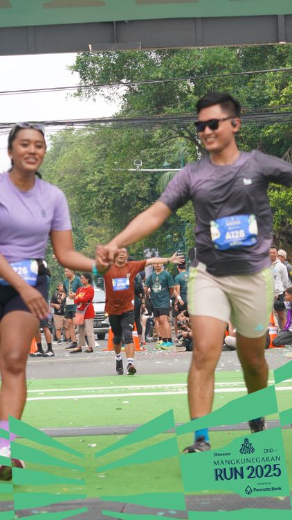 Race photo from Mangkunegaran Run 2025