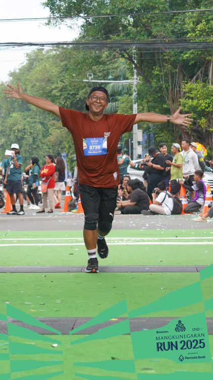 Race photo from Mangkunegaran Run 2025